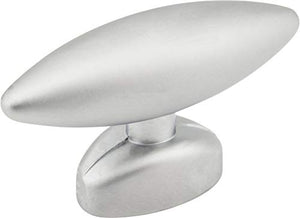 1-1/2" overall length Cabinet Knob. Packaged with one M4 screw. Finish: Matte Silver