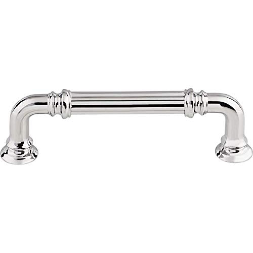 Top Knobs TK322PC Chareau Collection 3-3/4" Reeded Pull, Polished Chrome
