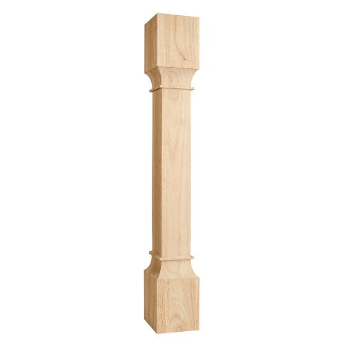 Stacked Modern Wood Post (Alder)