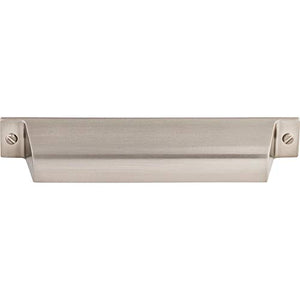 Top Knobs - TK774BSN - Channing 5 in. Cup Pull - Brushed Satin Nickel - Barrington Collection