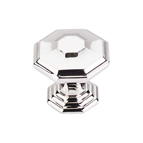 Top Knobs TK348PN Chareau Collection 1-1/2" Chalet Knob, Polished Nickel