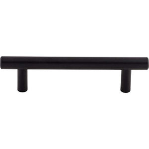 Top Knobs M988 Bar Pulls Collection 3-3/4" Hopewell Steel Bar Pull, Flat Black