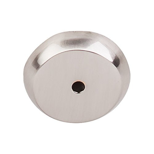 Aspen II Round Backplate Size: 1.25" H x 1.25" W x 0.19" D, Finish: Brushed Satin Nickel