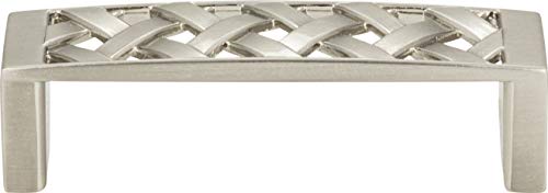 Atlas Homewares 310-BRN 3.3-Inch Lattice Pull from The Lattice Collection, Brushed Nickel