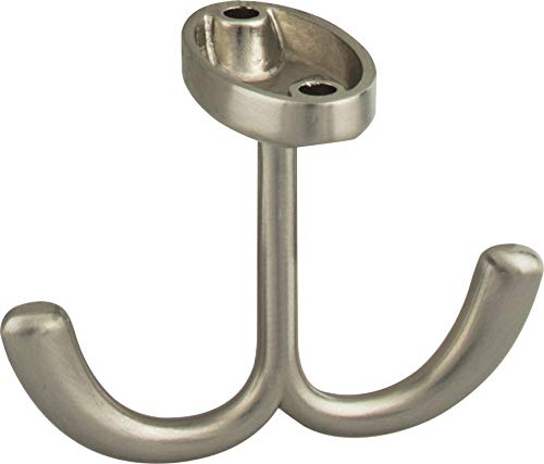 Elements YD20-156SN Kingsport 1-9/16" Traditional Ceiling Mounted Double Prong Robe Hook