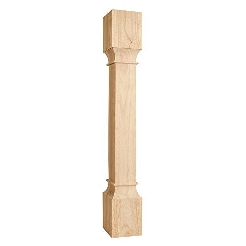 Square Modern Wood Post (Maple)