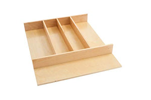 Rev-A-Shelf Tall Wood Utility Tray Insert, Small, Natural