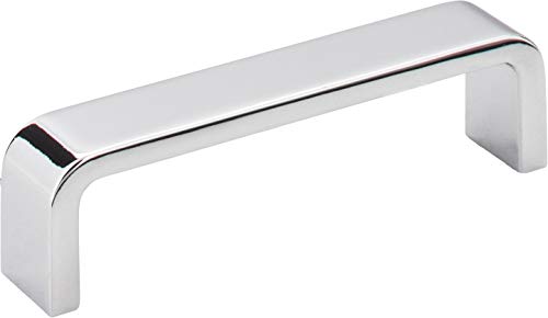 Elements 193-96PC Asher Collection 96mm Center Cabinet Pull, Polished Chrome Finish