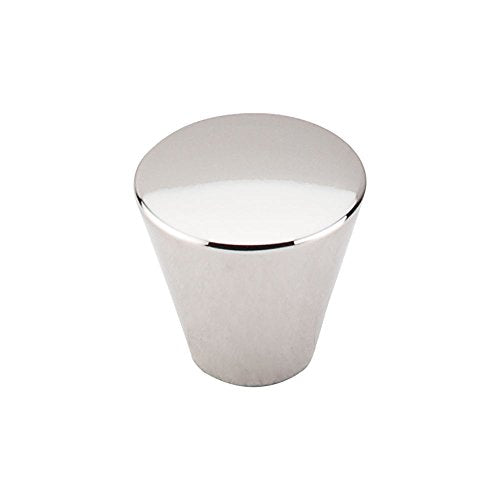 Top Knobs M1322 Asbury Collection 1-1/16" Cone Knob, Polished Nickel