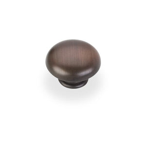 1-3/16" Diameter Mushroom Cabinet Knob. Packaged with one 8-32 x 1" and one 1-1/4" break-away screw. Finish: Brushed Pewter