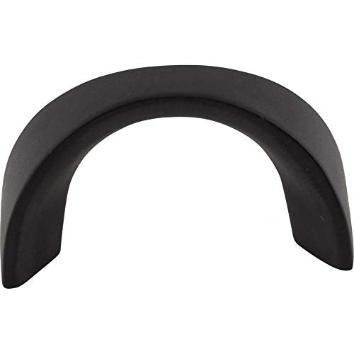 Top Knobs M554 Nouveau II Collection 1-1/4" U Pull, Flat Black