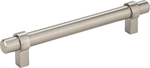 Jeffrey Alexander Key Grande 6-5/8" L Cabinet Bar Pull - 128 mm Center-to-Center.