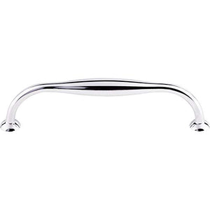 Top Knobs TK384PC Chareau Collection 5-1/16" Shrewsbury D Pull, Polished Chrome