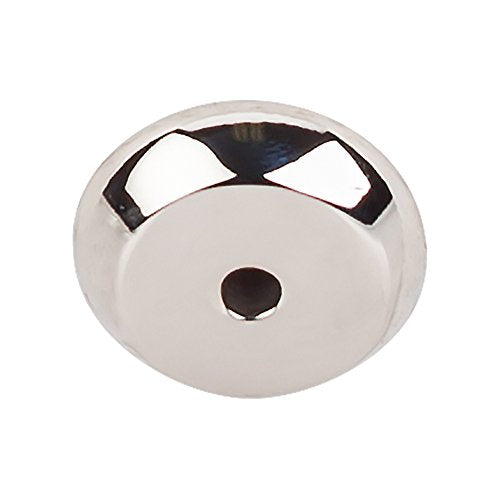 Aspen II Round Backplate Finish: Polished Nickel, Size: 0.88" H x 0.88" W x 0.19" D