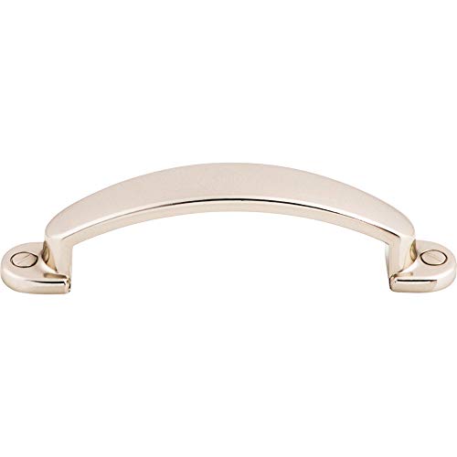 Top Knobs M1693 Somerset Collection 3" Arendal Pull, Polished Nickel