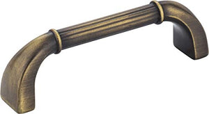 Jeffrey Alexander Z280-ABSB Cordova Pull, Brass/Antique Brass