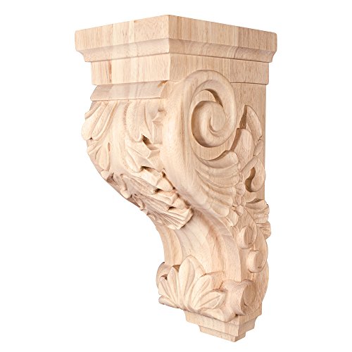 Medium Acanthus Wood Corbel (Cherry)