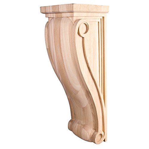 Home Decor COR17-3MP Large Neo Gothic Traditional Corbel - Hard Maple