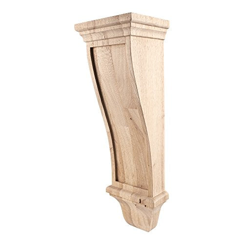 Renaissance Corbel. 7" x 6" x 22". Species: Rubberwood.