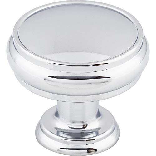 Top Knobs TK832PC Serene Collection 1-3/8" Eden Large Knob, Polished Chrome