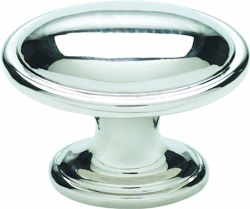 Atlas Homewares 316-CH Austen Chrome 1.34-Inch Oval Knob