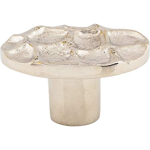 Top Knobs Cobblestone Oval Knob Small 2" Polished Nickel