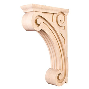 Open Space 14 in. Fluted Corbel (Maple)