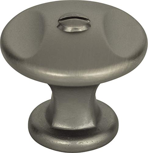 Atlas Homewares A869-SL Ergo Collection 1.38 Inch Round Cabinet Knob, Slate Finish