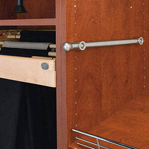 Rev A Shelf CVR-14-SN Designer Series 14" Extend Closet Valet Rod (2 Pack)