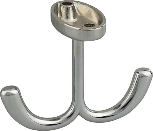 Elements YD20-156DBAC Kingsport 1-9/16" Traditional Ceiling Mounted Double Prong Robe Hook