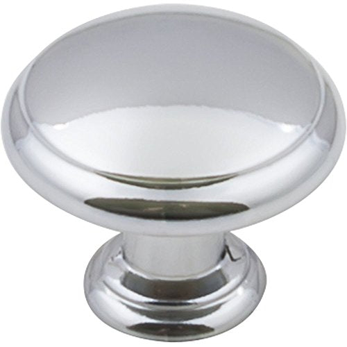 Gatsby 3940-PC Polished Chrome Round Mushroom knob - 1-3/16'' Diameter