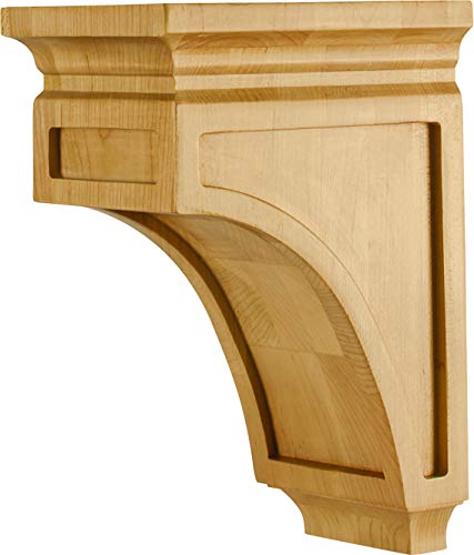 Hardware Resources CORO-4-CH Corbel with Mission Styling, 12" H x 5" W x 8" D