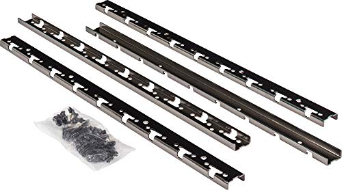 Hardware Resources Storage with Style (TM) Black Nickel Pilaster Kit for SWS-WB