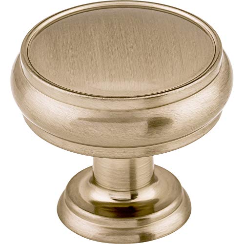 Top Knobs TK832BSN Serene Collection 1-3/8" Eden Large Knob, Brushed Satin Nickel