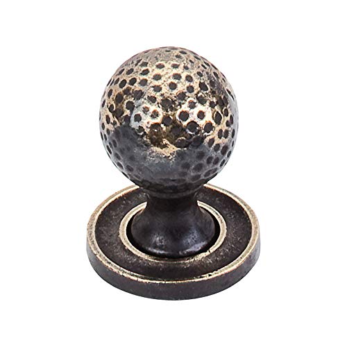 Top Knobs Paris Knob Mottled wbackplate