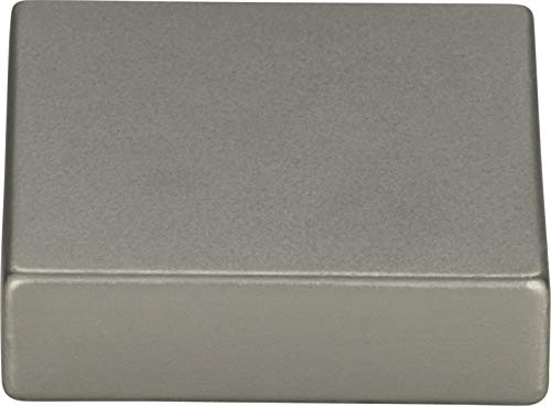 Atlas Homewares A833-SL Successi Collection 1.25 Inch Thin Square Knob, Slate Finish