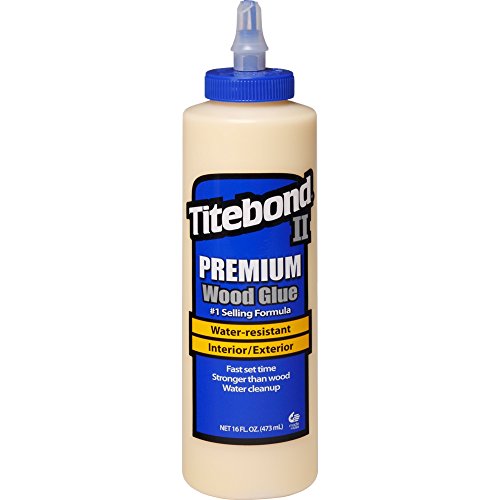 Titebond 5004 II Premium Wood Glue, 16-Ounces,Honey Cream
