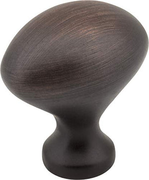 Elements by Hardware Resources - 1-1/4 in. Projection Merryville Cabinet Knob, Brushed Oil Rubbed Bronze