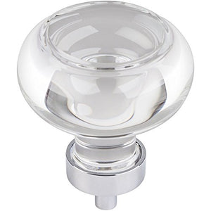 Jeffrey Alexander G120L Harlow 1-3/4 Inch Diameter Mushroom Cabinet Knob, Polished Chrome