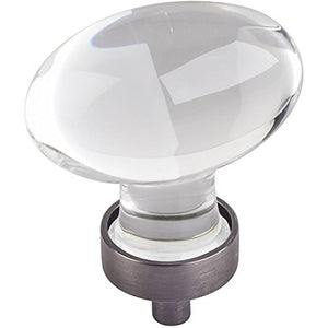 Jeffrey Alexander G110L-BNBDL Harlow Collection Knob, Brushed Pewter