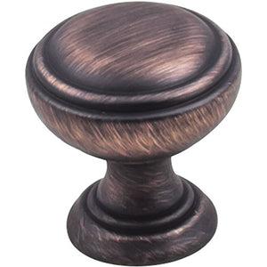 Jeffrey Alexander 658DBAC Tiffany Collection Knob, Brushed Oil Rubbed Bronze
