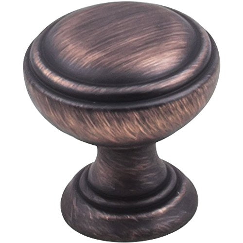 Jeffrey Alexander 658DBAC Tiffany Collection Knob, Brushed Oil Rubbed Bronze