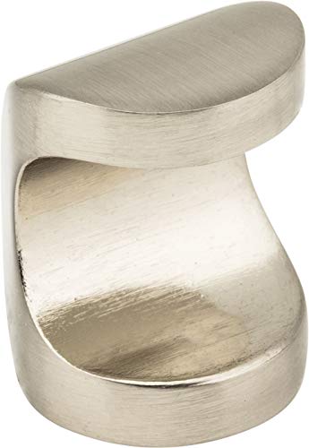 Elements 530142 Capri Collection 1 Inch Barrel Veneto Cabinet Knob, Satin Nickel Finish