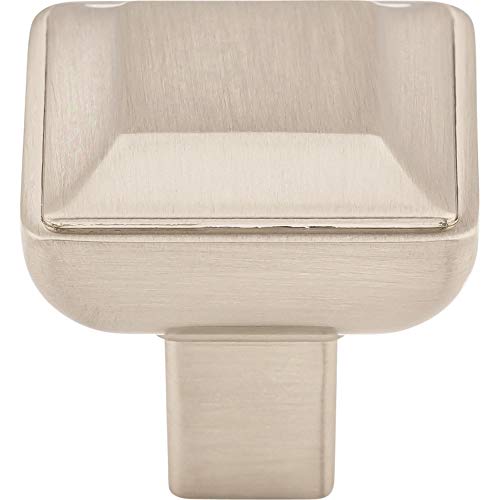 Top Knobs TK671BSN Transcend Collection 1-1/8" Podium Knob, Brushed Satin Nickel