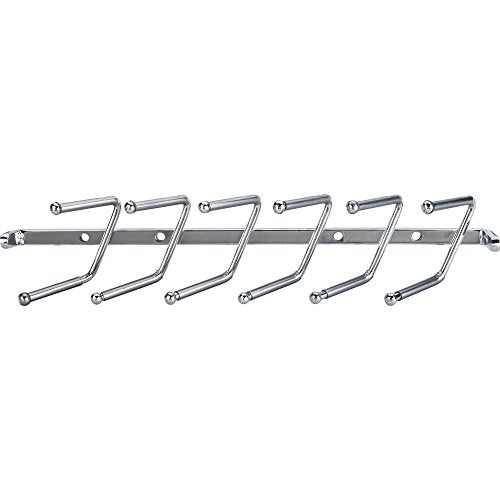 Hardware Resources 296T-PC 11" Screw mounted tie rack Polished Chrome finish