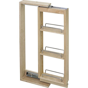 Hardware Resources WFPO630 Wall Cabinet Filler Pullout, Hard Maple