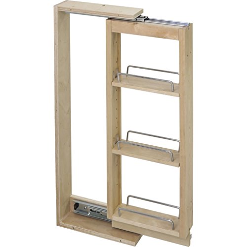 Hardware Resources WFPO642 Wall Cabinet Filler Pullout, Hard Maple