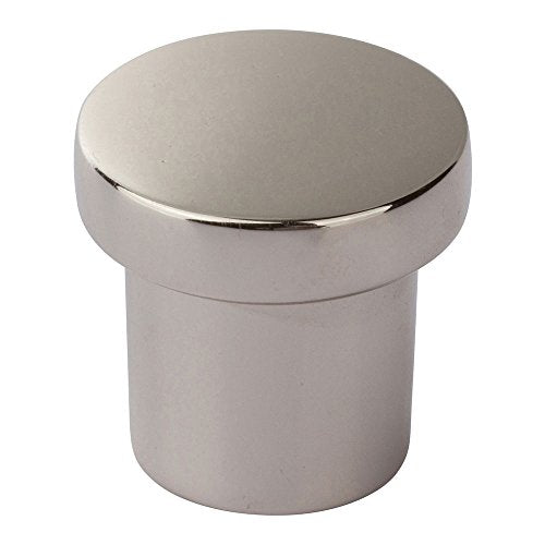 Atlas Homewares A911-PN Chunky Collection 1 Inch Small Round Knob, Polished Nickel Finish