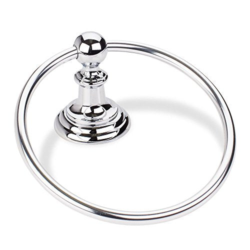 Elements Conventional Towel Ring. Finish: Polished Chrome. Packed in new Retail Box.