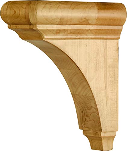 Hardware Resources COR38-2-HMP Corbel with Minimalist Styling, 10" H x 3" W x 6-1/2"D